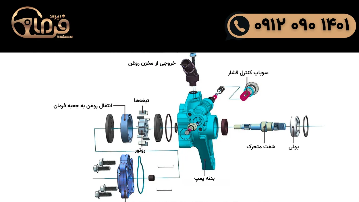 تعمیر پمپ فرمان هیدرولیک