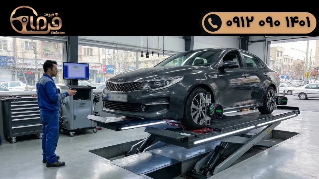 برنگشتن فرمان خودرو