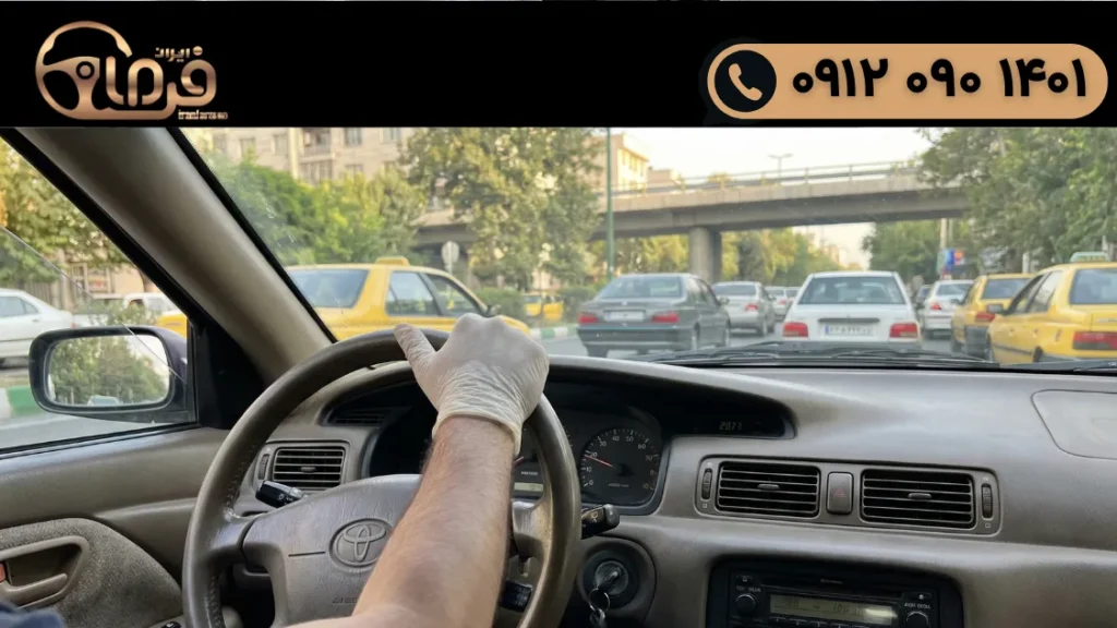 برنگشتن فرمان خودرو